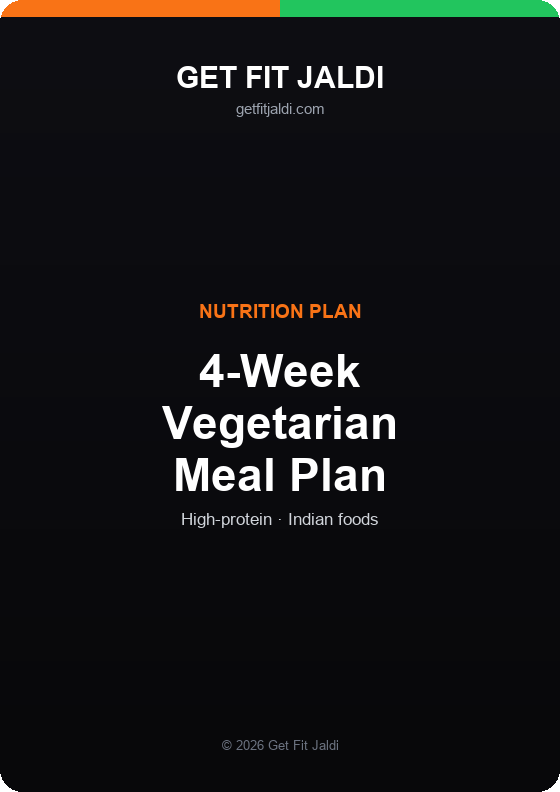 4-Week Vegetarian Meal Plan cover